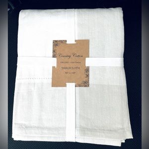 100% COTTON OBLONG TABLE CLOTH